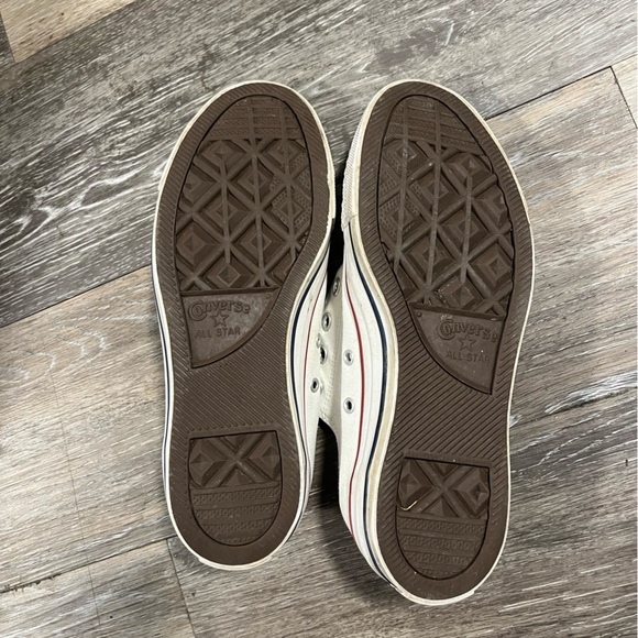 White Converse Classic Chuck Taylor Lace Up Sneakers - Picture 5 of 5